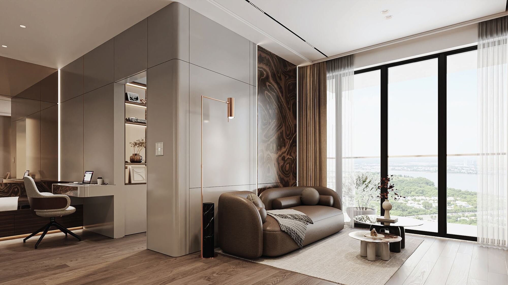 Căn hộ 1 phòng ngủ+ The ParkLand Ocean Park 2