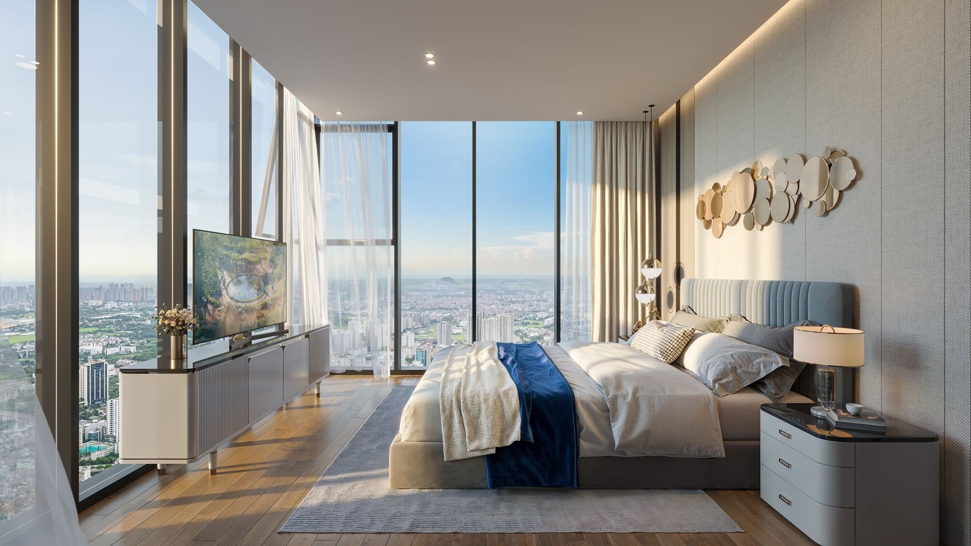 Căn hộ 3 phòng ngủ The ParkLand Ocean Park 2