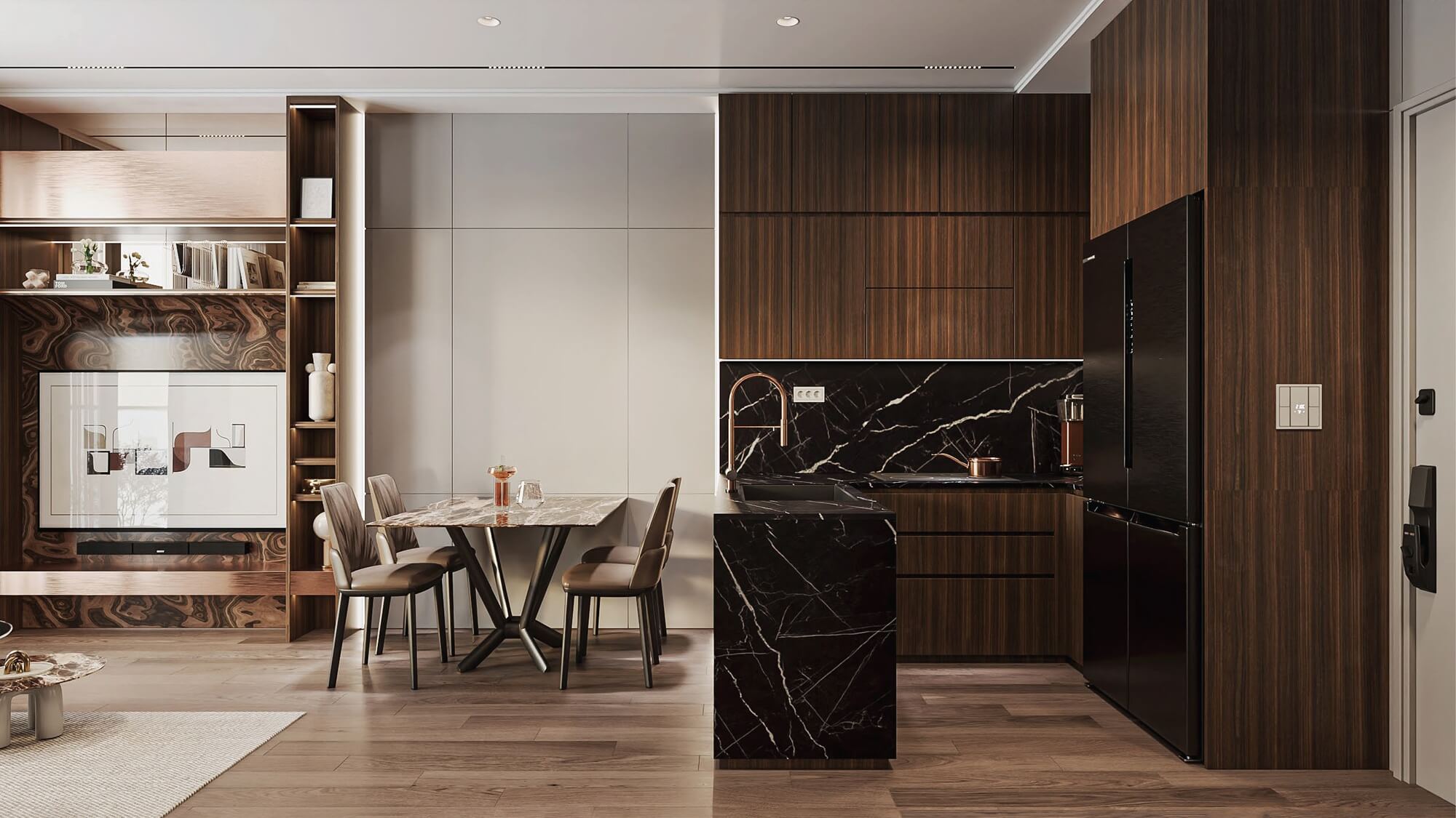 nội thất căn hộ the parkland ocean park 2